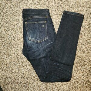 Rag & Bone Skinny Selvedge Raw Denim Jeans – Made in USA 👖✨26x31, EUC $279 MSRP